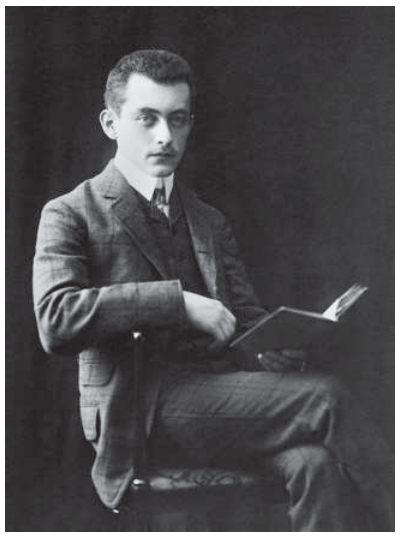 Hình 40.4: Năm 1926, nhà vật lý người Đức Max Born (1882–1970) đưa ra diễn giải xác suất mang tính nền tảng:  là hàm mật độ xác suất tìm thấy hạt được mô tả bởi hàm sóng . Ông cũng là người đặt ra thuật ngữ "cơ học lượng tử" (trong tiếng Đức là Quantenmechanik) và được trao giải Nobel Vật lý năm 1954.